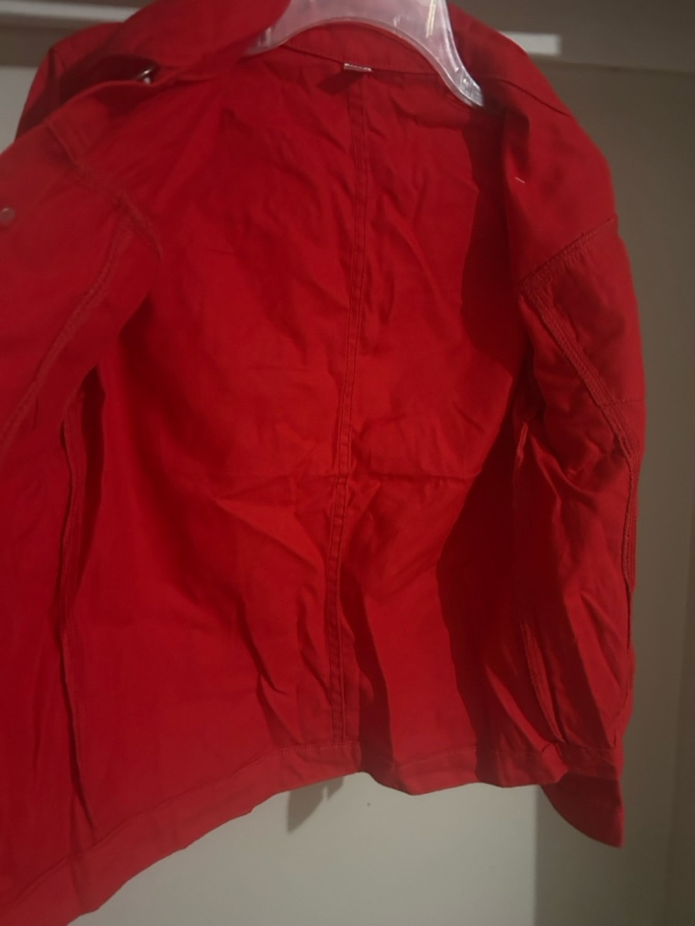 Zara Red Men's Shirt Jacket - Picture 4 of 7